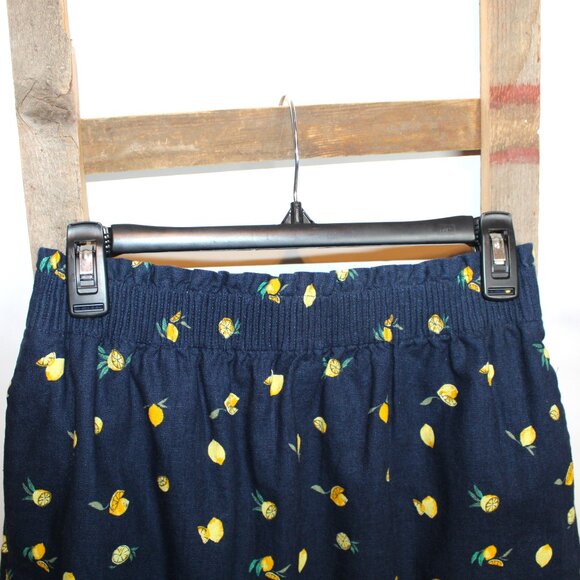 J. Crew Lemon Print 2-Pocket Mini Skirt - Picture 5 of 9